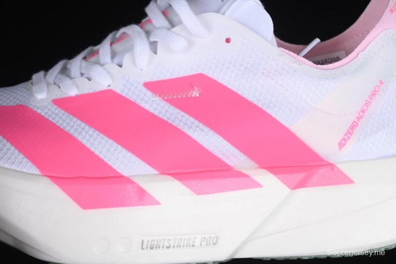 Adidas Adizero Adios 4 M Running Shoes Lightweight Breathable Low-Top - JS1833