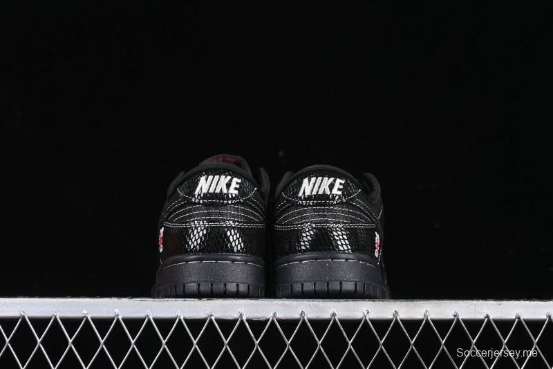 Nike SB Dunk Low Year of the Snake Limited Edition - Black Snake Anniversary High-End Custom Low-Top Casual Sneakers - CH8311-233