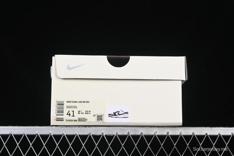 Nike SB Dunk Low Gucci Collaboration Black White Lettering Anniversary High-End Custom Low-Top Casual Skate Shoes - DJ2024-098