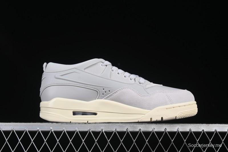 Nike Air Jordan 4 Remastered Sneakers with Textile Mesh Leather and Suede Upper - FQ7940-001