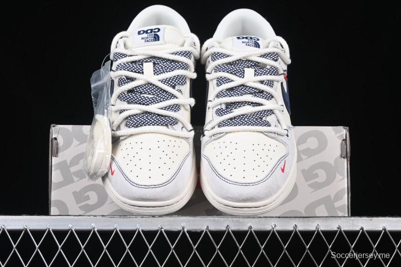 Nike SB Dunk Low The North Face x Supreme Anniversary Custom Low-Top Casual Sneakers - YX5066-232