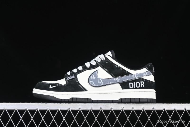 Nike SB Dunk Low Dior Collaboration Anniversary Edition Customized Low-Top Casual Sneakers - DJ2024-084