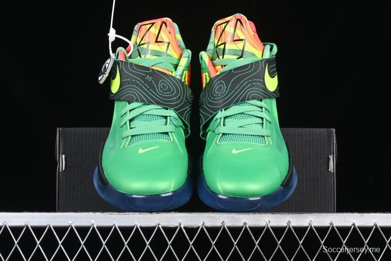 Nike KD 4 Weatherman All Star Basketball Shoes with Zoom Air Cushion and Adaptive Fit System - FN6247-300