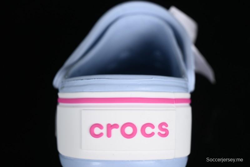 Crocs Crocband Platform Rainbow Comfortable Thick-Soled Clogs - B.D4