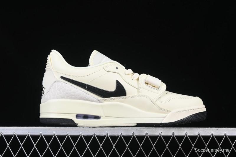 Nike Air Jordan Legacy AJ312 Low Top Sneakers with Velcro Strap and Triple Design - HV1807-101