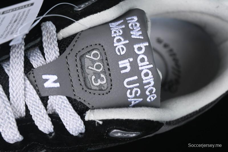 New Balance Made In USA M993 Series Classic Retro Casual Running Shoes - MR993BK
