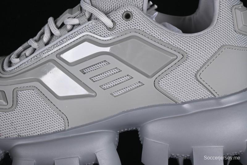 Prada Cloudbust Air Thunder Lifestyle Low-Top Sneakers with Anti-Slip and Wear-Resistant Design - 2EG293