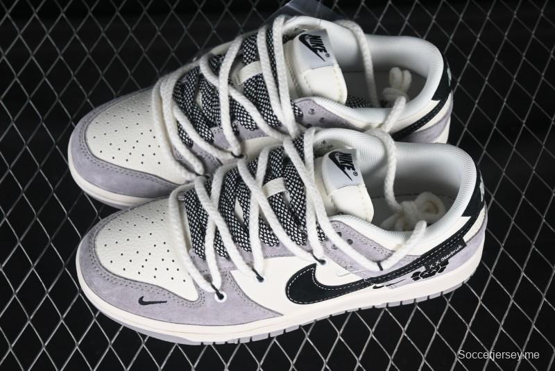 Nike SB Dunk Low Kaws Collaboration Strap Pig Eight Black Hook Anniversary High-End Custom Low-Top Casual Skate Shoes - YX5066-245