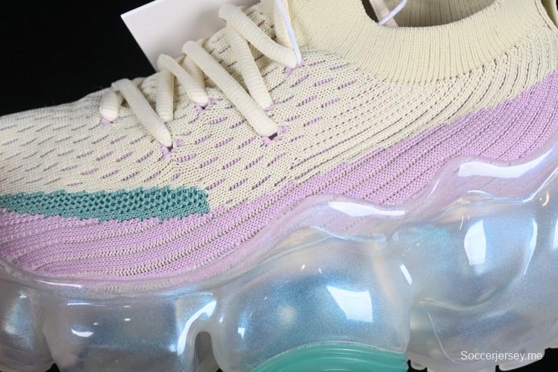 Grounds Big Bubble High Platform Sneakers in Cream Lilac - AJE5