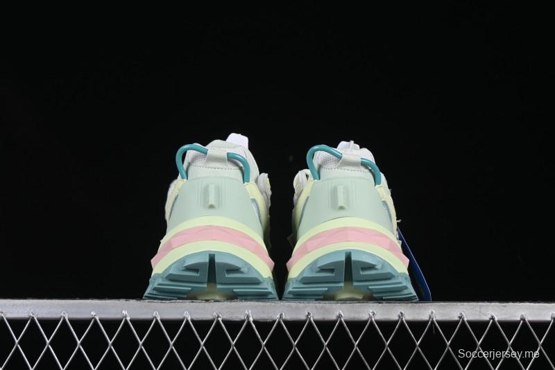 Playful Pastel Chunky Sneakers with Plush Bird Charm – Bold & Whimsical Streetwear Kicks