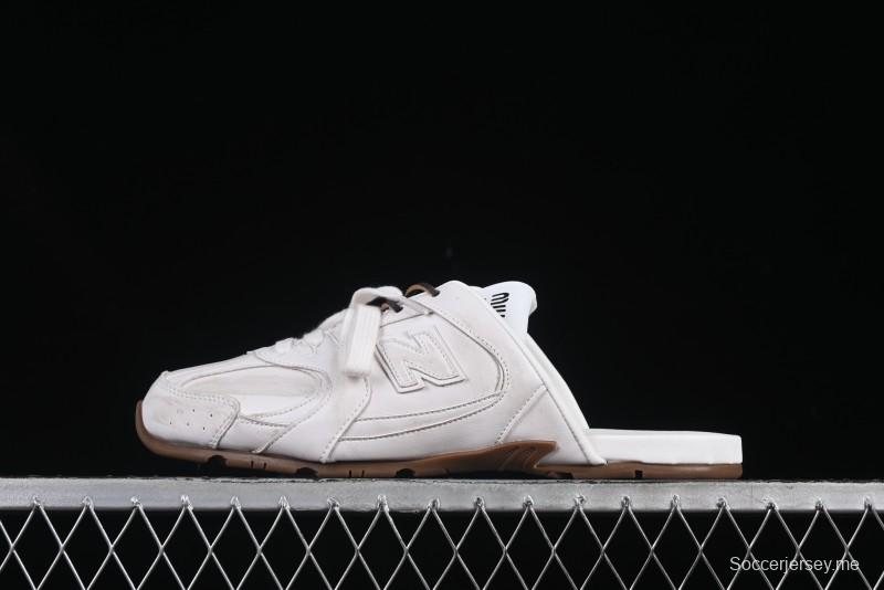 Miu Miu x New Balance 530 Deconstructed Low-Top Retro Sneakers with Dual Lace Design - AJD4