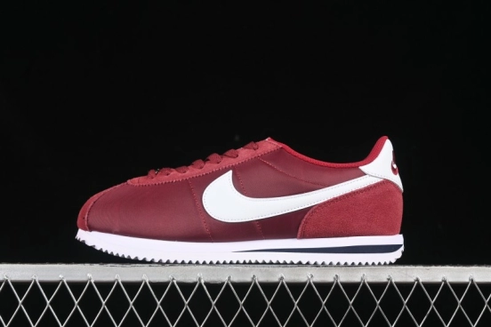 Nike Classic Cortez Leather Retro Running Shoes - DZ2795-600