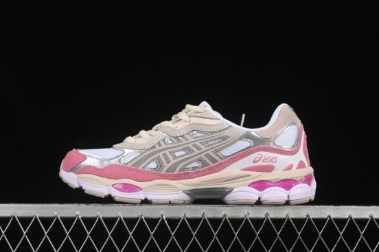 Asics Gel-NYC Retro Breathable Casual Shoes with Cushioning for Men - 1203A383-104