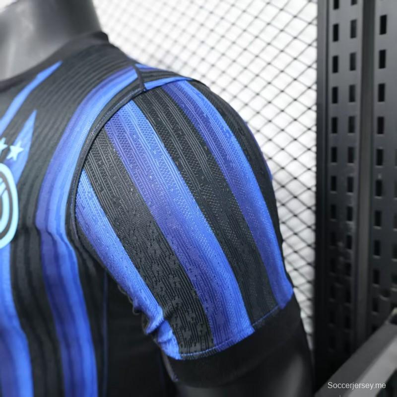 نسخة اللاعب 25/26 قميص فريق إنتر ميلان 25/26 بدون راعي