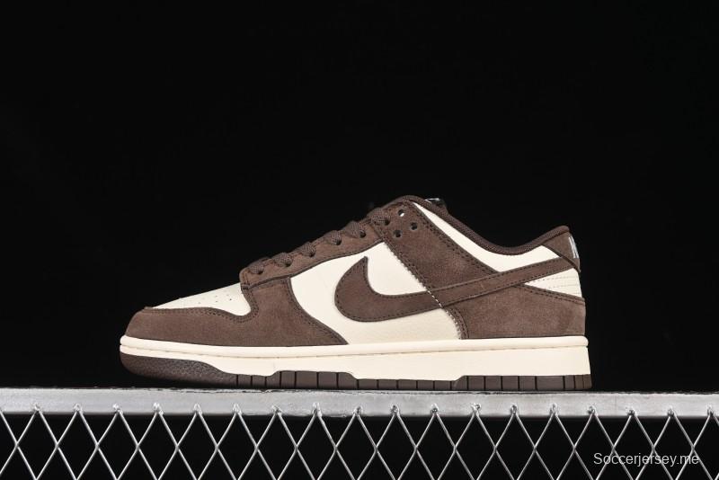Nike SB Dunk Low White Mocha Low-Top Casual Skate Shoes - FQ8249-104