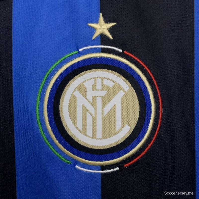 09/10 09/10 قميص إنتر ميلانو إنتر ميلانو ريترو نسخة دوري أبطال أوروبا