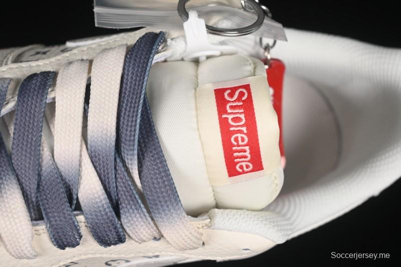 حذاء نايك اير فورس 1 '07 سوبريم سوبريم سوبريم سنيكرز نايك اير فورس 1 '07 سوبريم سوبريم تعاون دوال تون رمادي مطبوع كاجوال - HH7518-077