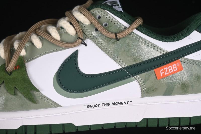 حذاء رياضي كاجوال منخفض من نايك دانك لو بترفلاي من نايك - DD1391-101