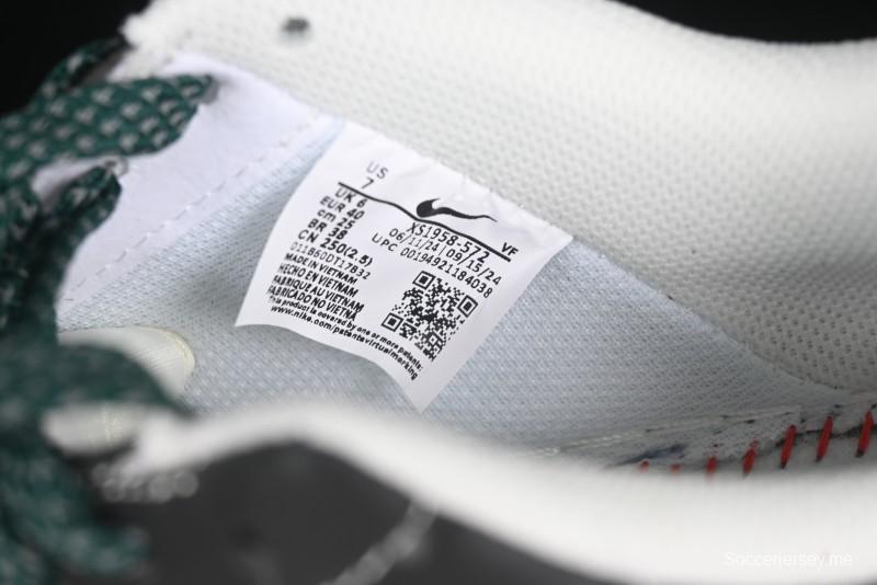 حذاء نايك اير فورس 1 '07 منخفض من نايك اير فورس 1 '07 تعاون ستاسي باللون الأسود والأخضر سووش سنيكرز كاجوال - XS1958-572