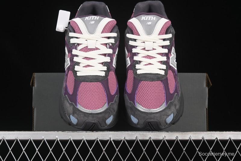 حذاء جري كاجوال ريترو من سلسلة 2010 من نيو بالانس 2010 مع جلد الغزال الناعم وشبكة نايلون - M2010ANB