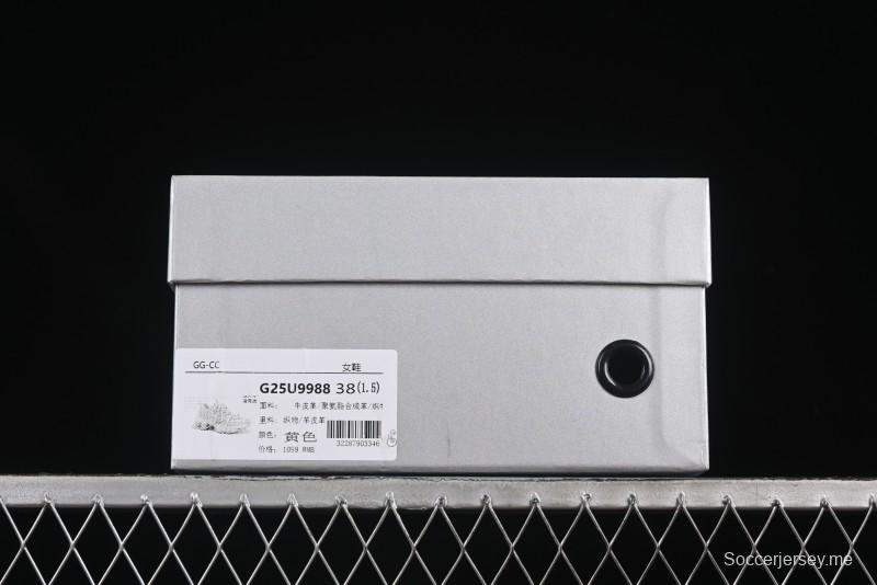 GG-CC حذاء أبي مجوف بأربطة من نفس النمط بنعل مجوف 5 سم لزيادة الارتفاع - G25U9988