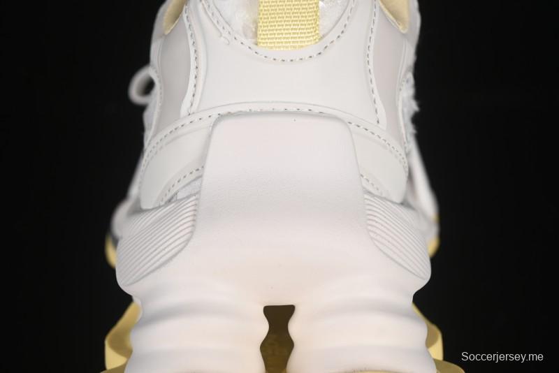 GG-CC حذاء أبي مجوف بأربطة من نفس النمط بنعل مجوف 5 سم لزيادة الارتفاع - G25U9988