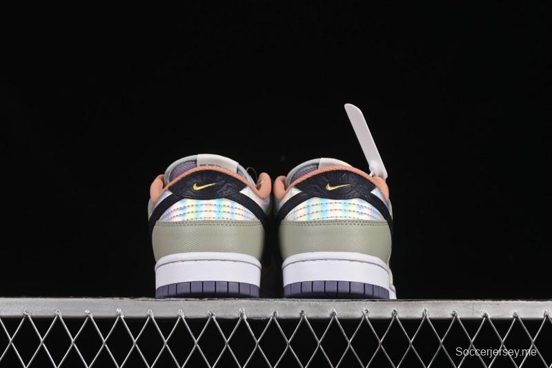 حذاء رياضي كاجوال منخفض من نايك دانك لو سووش بطبعة الأزهار - HV5750-133