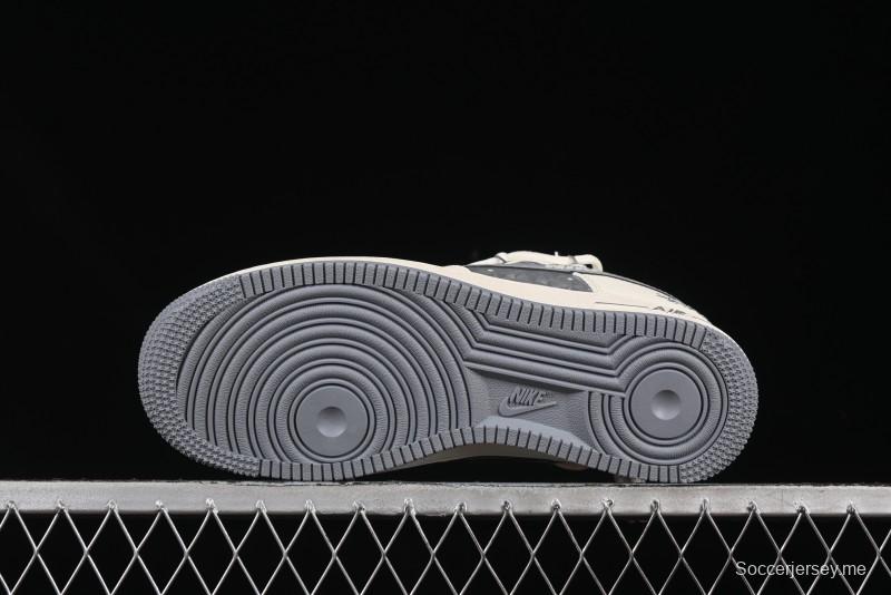 حذاء نايك اير فورس 1 '07 منخفض من نايك اير فورس 1 '07 منخفض من ستوسي كولابوريشن رمادي ماسي برباط رمادي كاجوال - DM686868-072