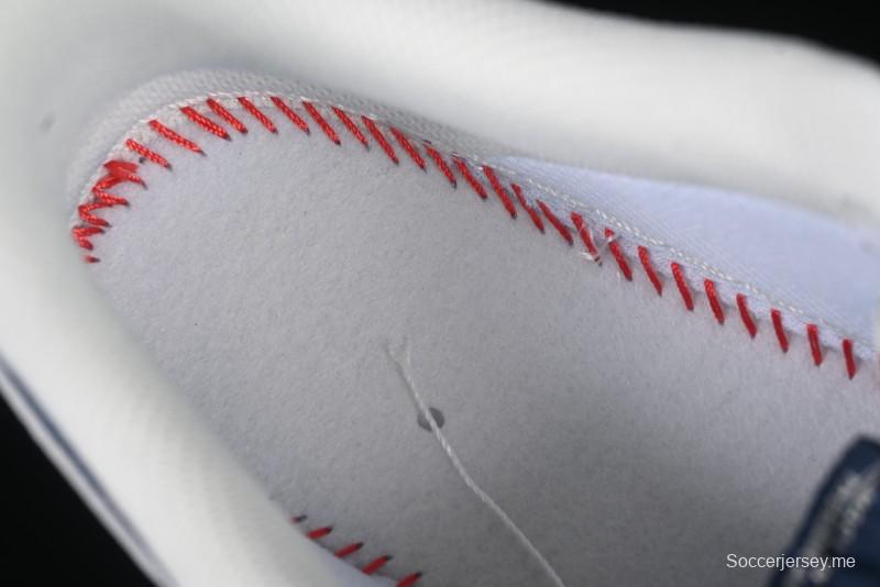 حذاء نايك اير فورس 1'07 المنخفض من نايك اير فورس 1'07 لون أزرق غامق مربعة كاجوال - XS1958-551