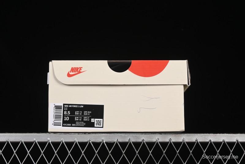 حذاء نايك اير فورس 1'07 منخفض من نايك بالتعاون مع غوتشي باللون الأزرق الداكن - KK1988-085