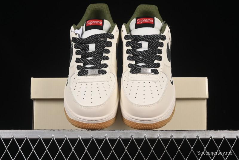 حذاء نايك اير فورس 1 '07 سوبريم سوبريم سوبريم سنيكرز سنيكرز كاجوال بنعل كاجوال متدرج - XS1958-567