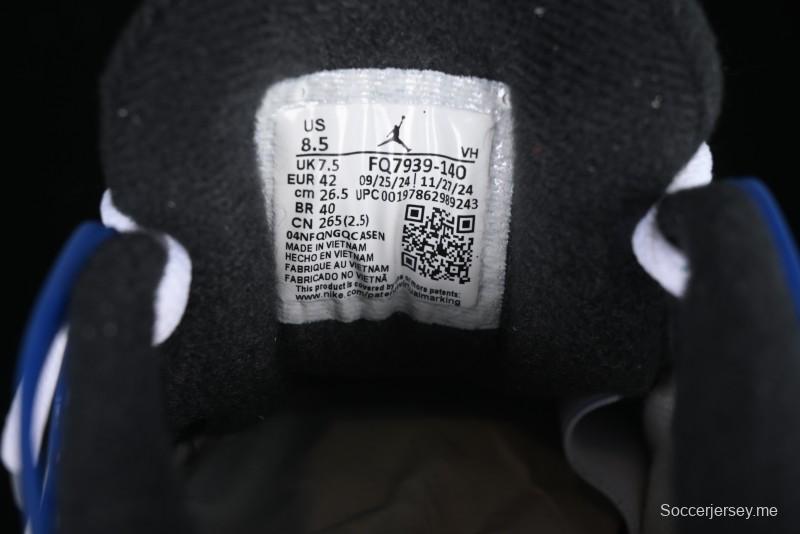 حذاء نايك اير جوردان 4 المعاد تصميمه من نايك مع جزء علوي من الجلد الشبكي والجلد المدبوغ - FQ7939-140