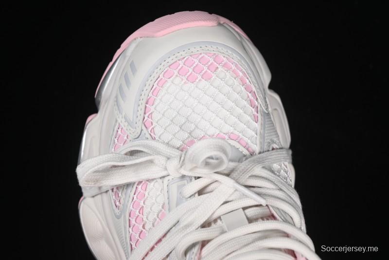 حذاء رياضي بأربطة بيضاء مجوفة بأربطة مجوفة من GG-CC Starry Sky باللون الأبيض مع زيادة ارتفاع 5 سم - G25U9778