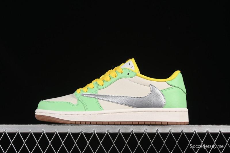 حذاء نايك ترافيس سكوت x Fragment Design x Air Jordan 1 Low OG SP SP الرياضي الكاجوال - DN6901-092