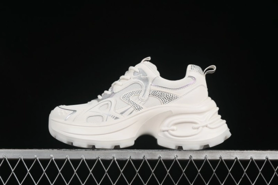 GG-CC 25ss حذاء رياضي مكتنزة جديد بمنصة مكتنزة بزيادة ارتفاع 7 سم - 668-2