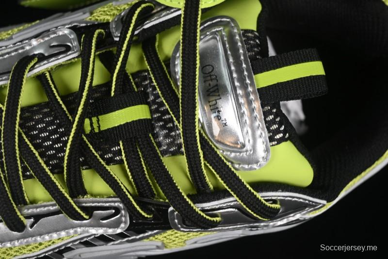 حذاء كاجوال كاجوال باللون الأبيض والأخضر من أوف وايت بي رايت - X.E5