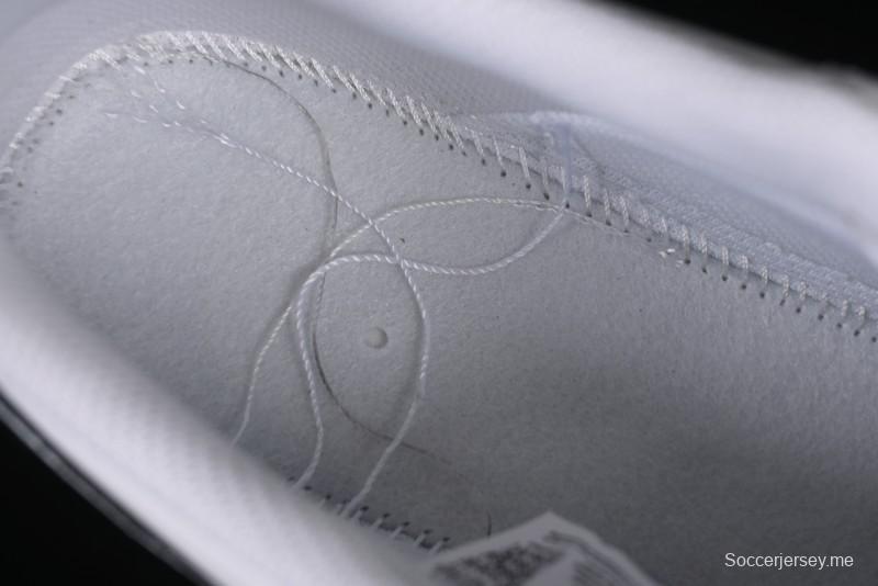 حذاء نايك اير فورس 1 '07 المنخفض الكاجوال من نايك باللونين الأبيض والأسود المتدرج مع وسادة هوائية كاملة الطول - ZH0316-078