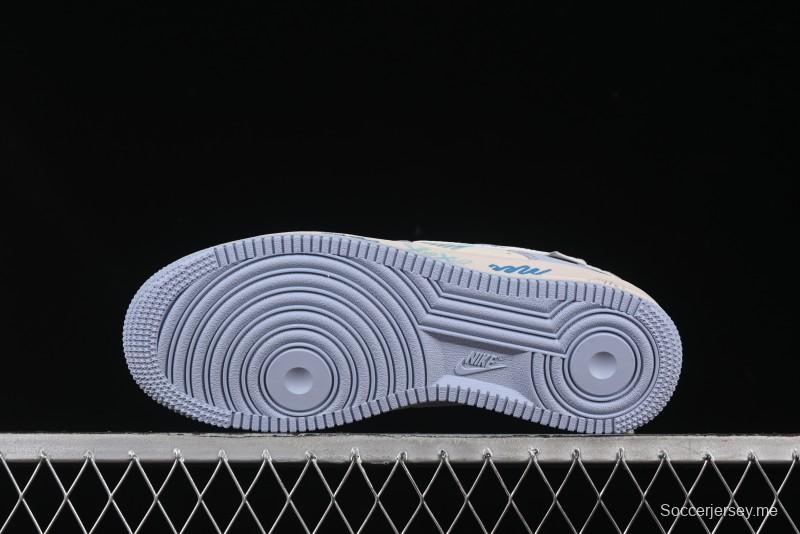 حذاء نايك اير فورس 1'07 منخفض "بلو ستار لوف" 520 سلسلة نايك اير فورس 1'07 إصدار محدود كاجوال - DB3301-991