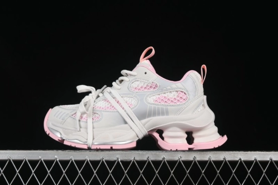 حذاء رياضي بأربطة بيضاء مجوفة بأربطة مجوفة من GG-CC Starry Sky باللون الأبيض مع زيادة ارتفاع 5 سم - G25U9778