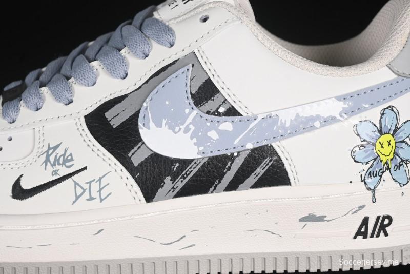 حذاء نايك اير فورس 1'07 المنخفض "الزهرة الزرقاء الصغيرة" الرياضي الكاجوال - FB1893-888