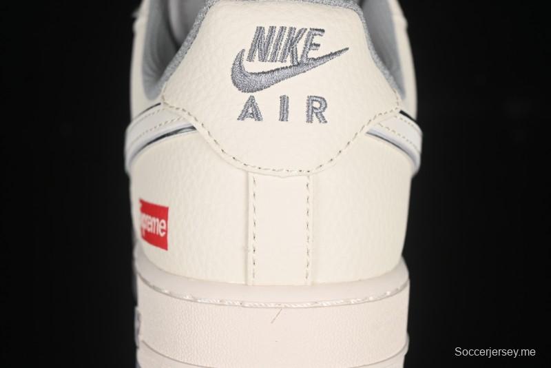 حذاء رياضي نايك اير فورس 1 '07 منخفض سوبريم سوبريم مع وسادة هوائية كاملة الطول - HH7518-058