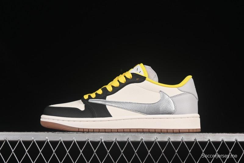 حذاء نايك ترافيس سكوت × فراجمينت ديزاين × اير جوردان 1 لو OG SP SP الرياضي الكاجوال - DN6901-095