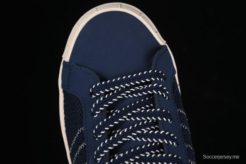 حذاء رياضي كاجوال بحافة مسننة من أديداس كلوت × سوبرستار شيل تو في تصميم حافة مسننة - IH3644