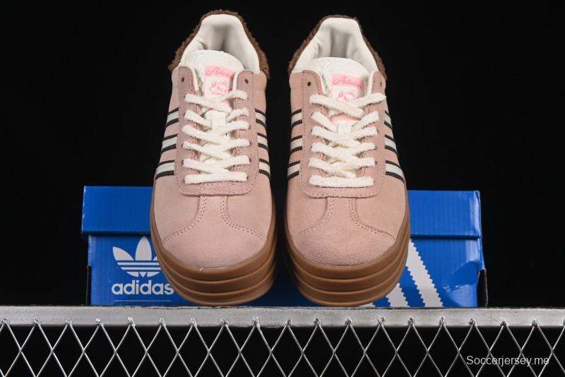 أديداس أوريجينالز جازيل بولد JR4244 من أديداس أوريجينالز حذاء رياضي منخفض الكعب بنعل متين مقاوم للانزلاق