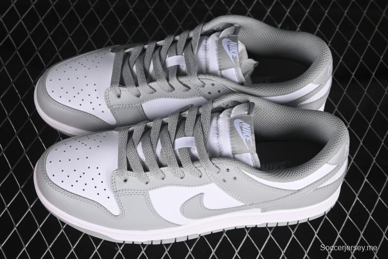 حذاء تزلج نايك SB Dunk Low باللون الأبيض الرمادي منخفض الكاجوال - HF5441-105