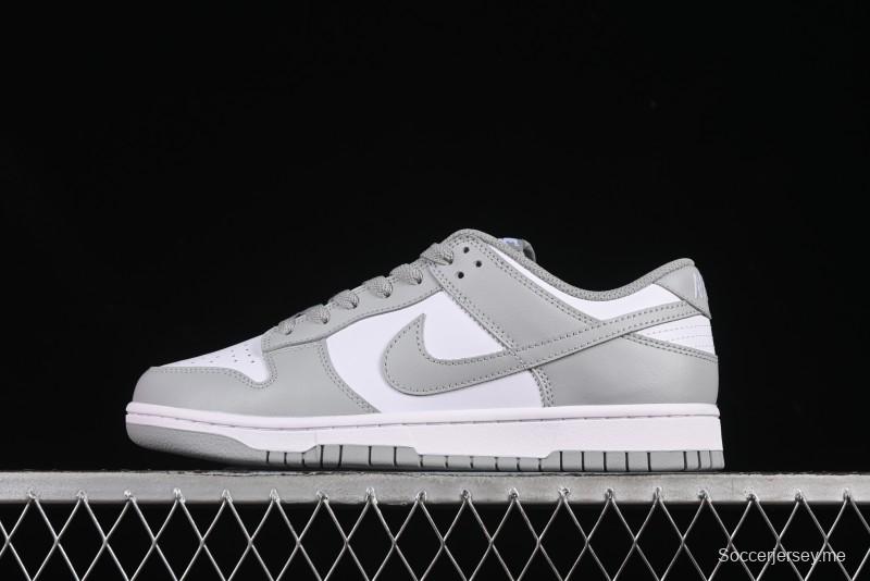 حذاء تزلج نايك SB Dunk Low باللون الأبيض الرمادي منخفض الكاجوال - HF5441-105