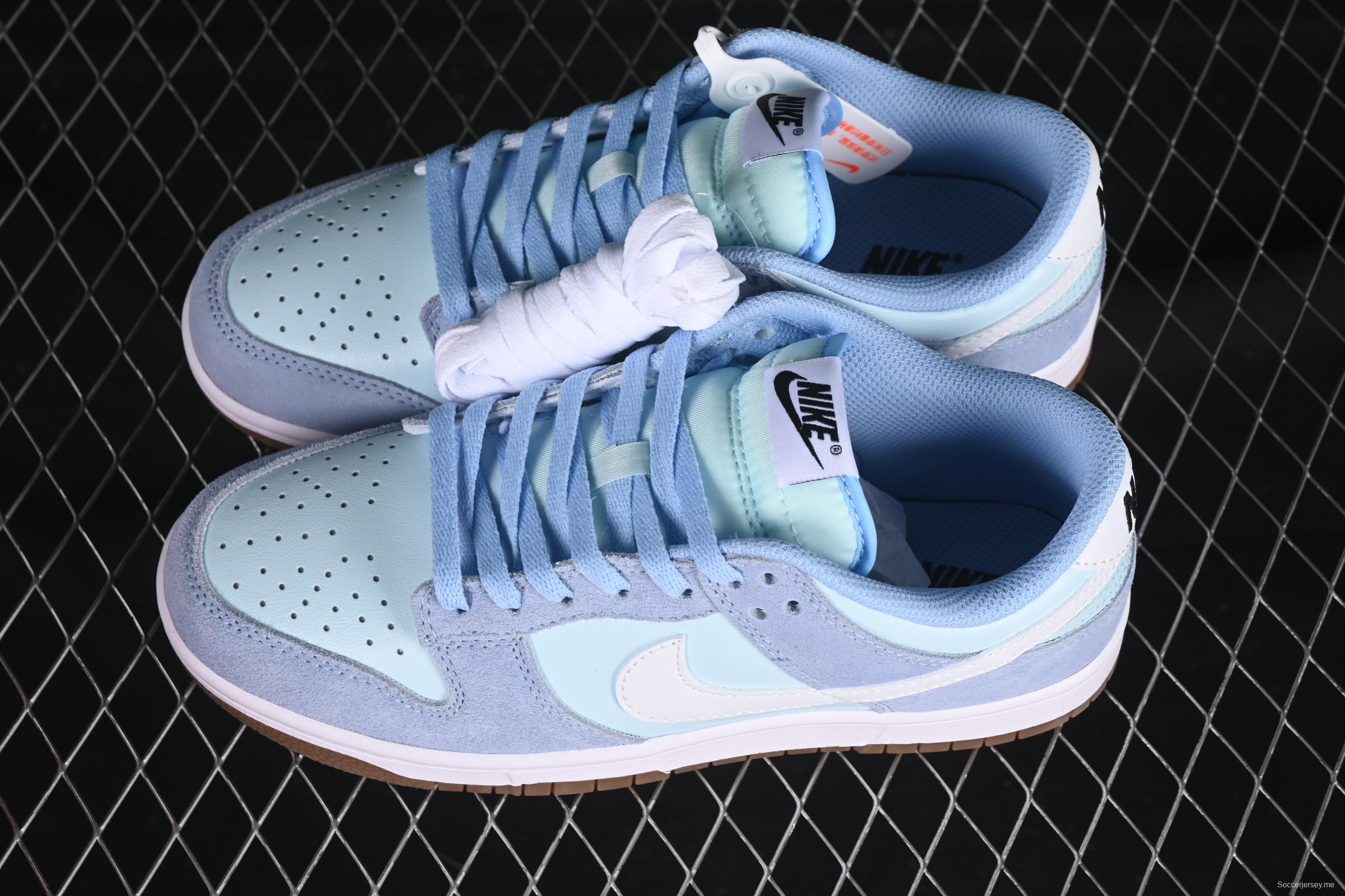 حذاء رياضي كاجوال ريترو ريترو منخفض من نايك من الجلد والجلد المدبوغ مع نعل من حليب جوز الهند المعتق - IB6399-400