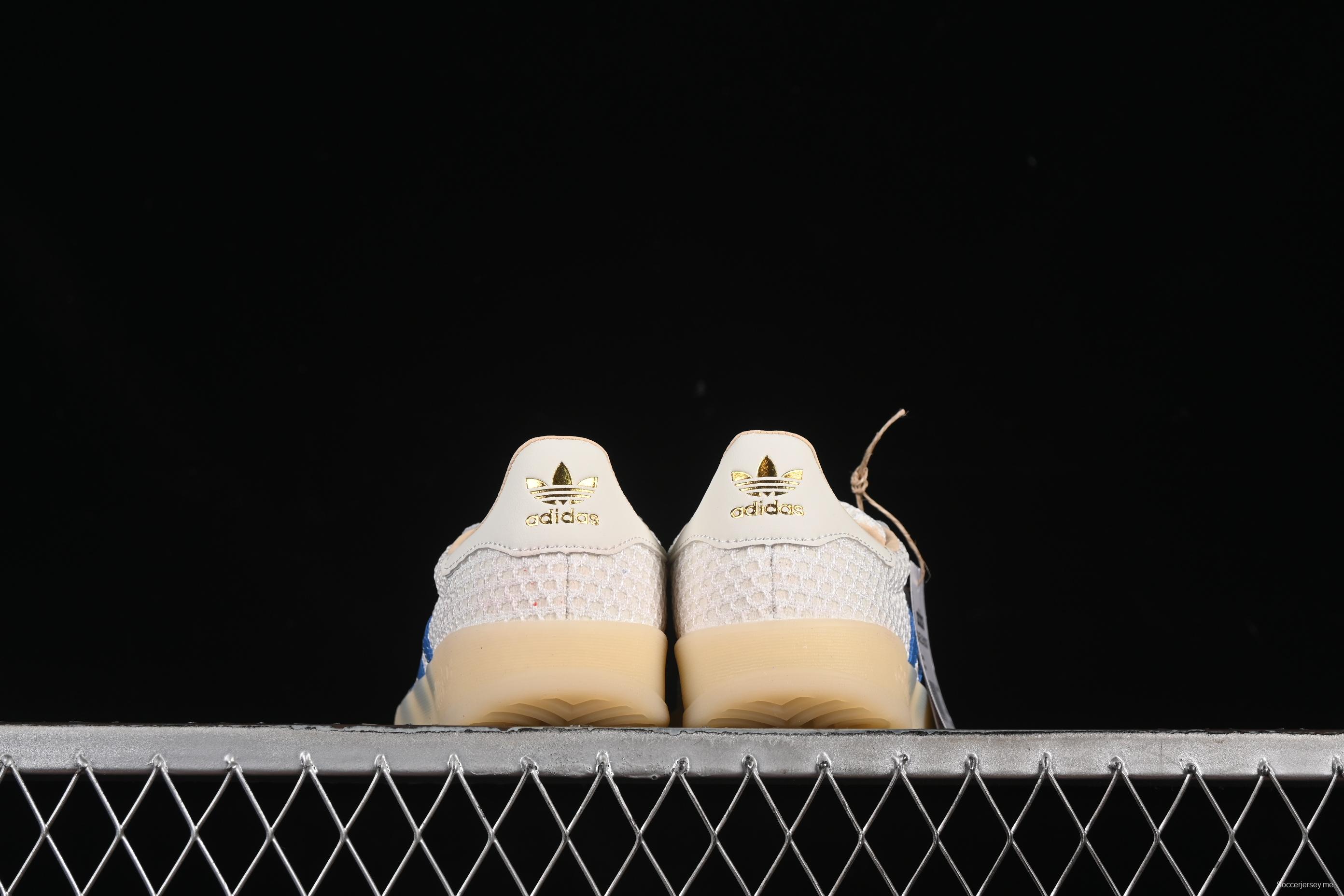 أديداس أوريجينالز جازيل من أديداس أوريجينالز حذاء رياضي داخلي كاجوال مضاد للانزلاق مقاوم للاهتراء - JH5419