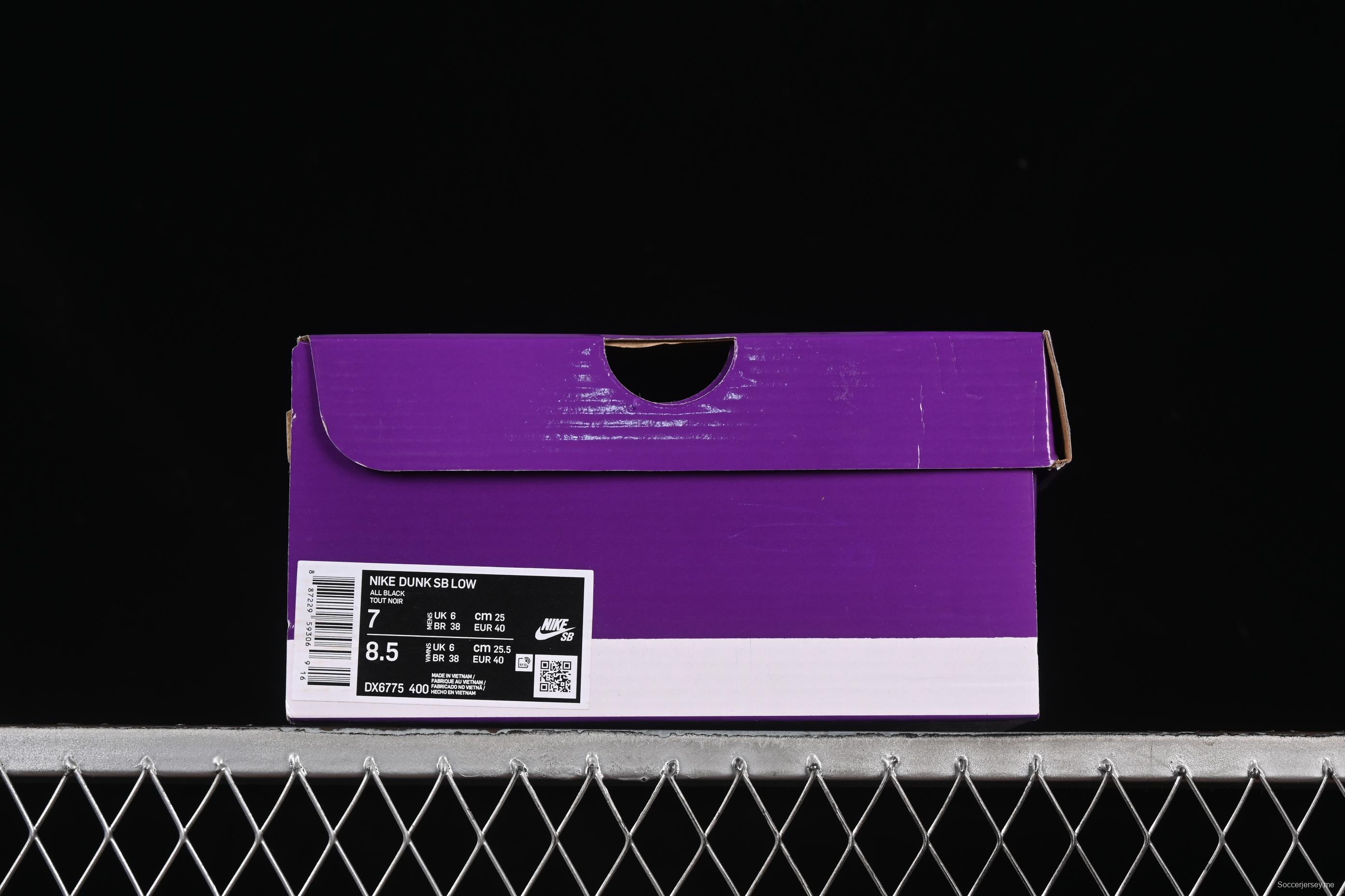 حذاء تزلج نايك SB دانك لو بلاك هول منخفض السقف من نايك - DX6775-400