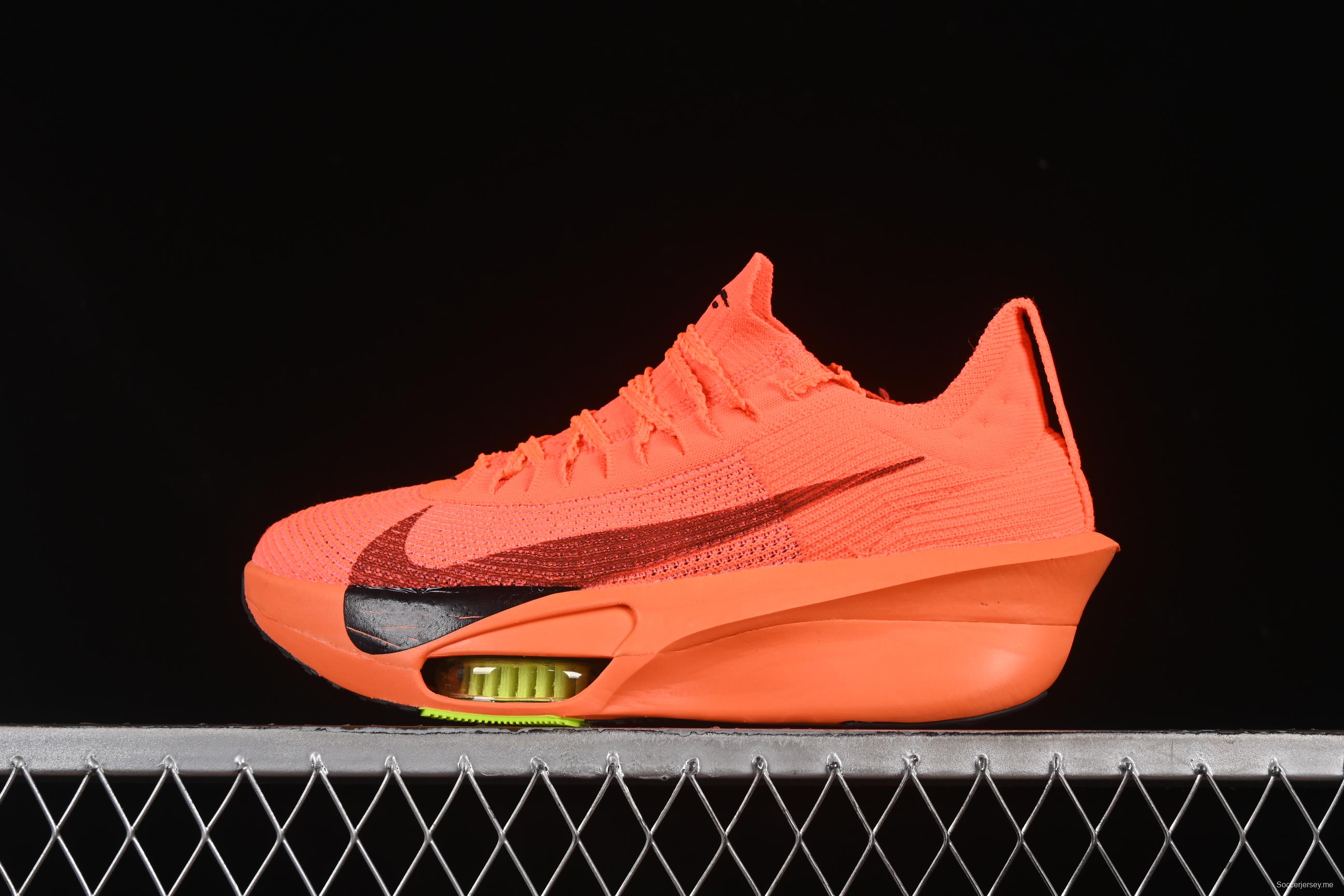 Nike Zoom AlphaFly Next 3% Prototype Marathon Running Shoes with Dual Air Zoom Cushion and ZoomX Foam - FD8315-014